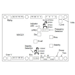 MX321 AVR Stamford NewAge Schemat Blokowy 