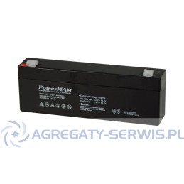 PM 1223 PowerMAX Akumulator VRLA 12V 2,3Ah