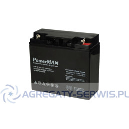 PM 12180 PowerMAX Akumulator VRLA 12V 18Ah