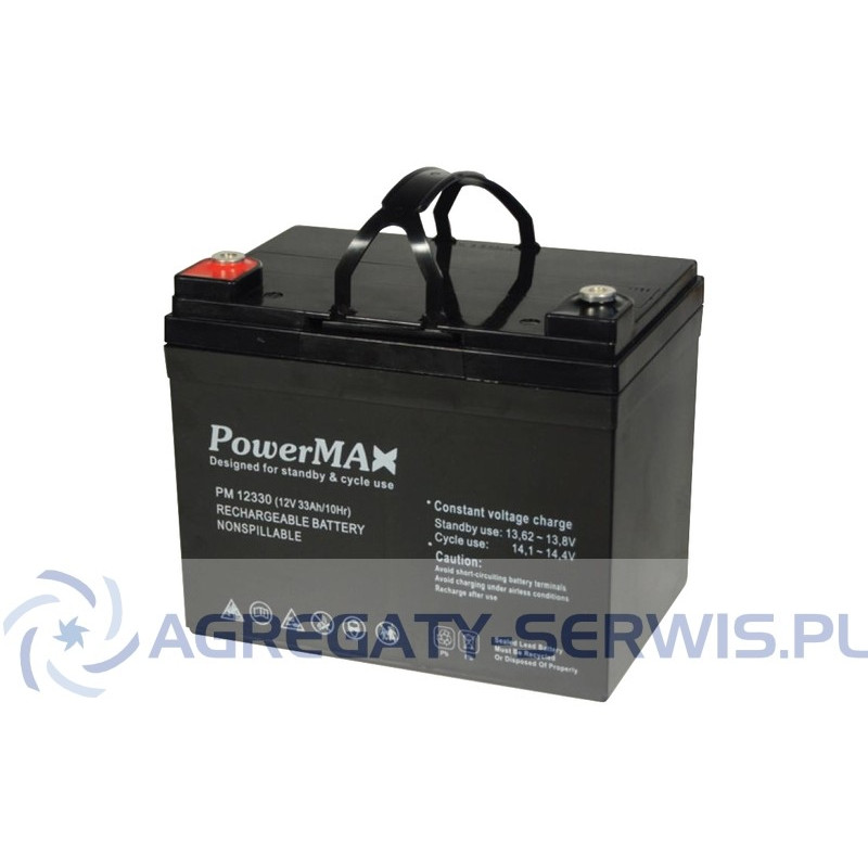 PM 12330 PowerMAX Akumulator VRLA 12V 33Ah