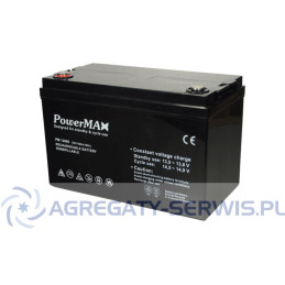 PM 12900 PowerMAX Akumulator VRLA 12V 90Ah