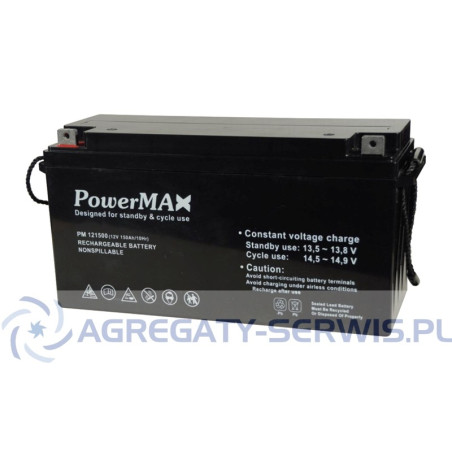 PM 121500 PowerMAX Akumulator VRLA 12V 150Ah
