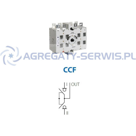 CCF02003PS0 Telergon Przełącznik I-O-II Sieć-Agregat 200A 3P