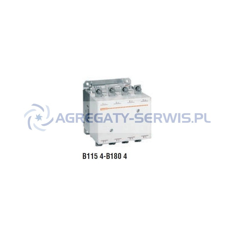 B115 4 Lovato Stycznik Czteropolowy 160A Cewka AC/DC B115 4 Lovato Stycznik Czteropolowy 160A Cewka AC/DC